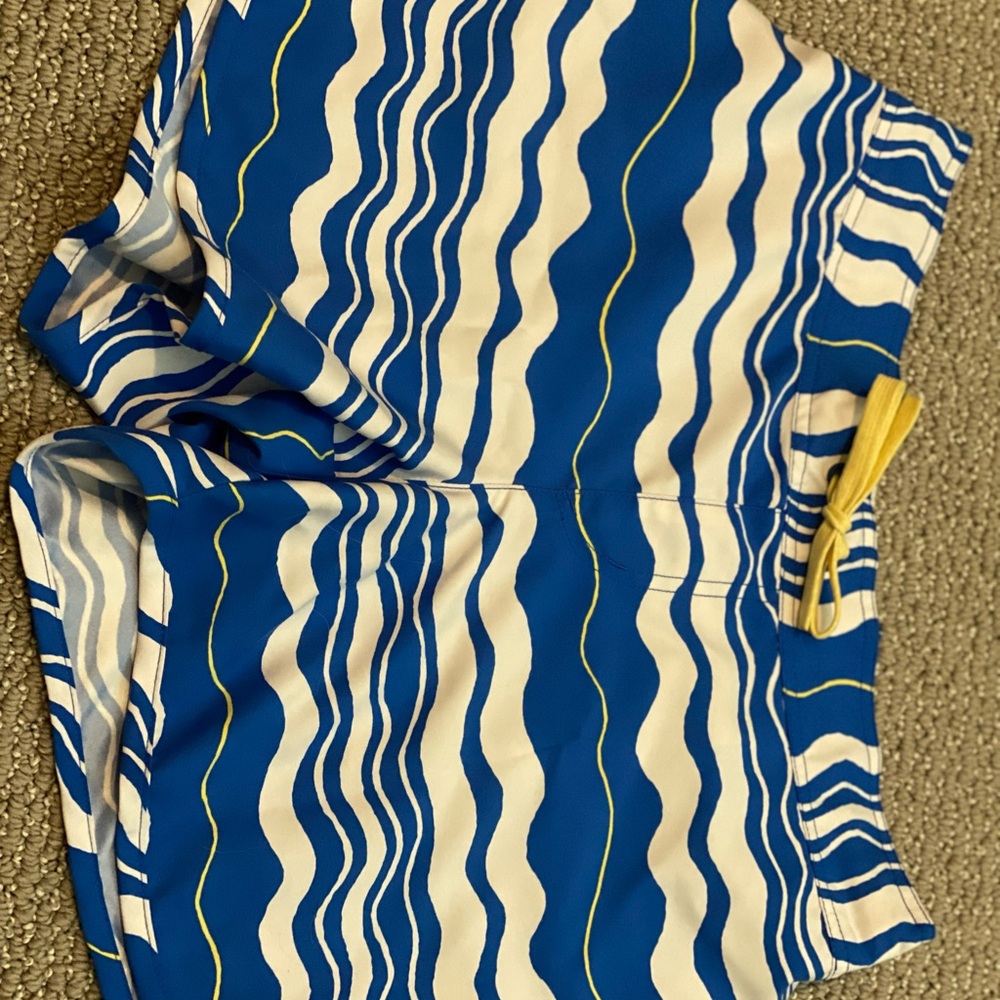 Columbia PFG Blue and White Athletic Shorts